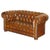 Chesterfield Two-Seater Sofa in Brown Leather, 1920s For Sale - Image 15 of 15