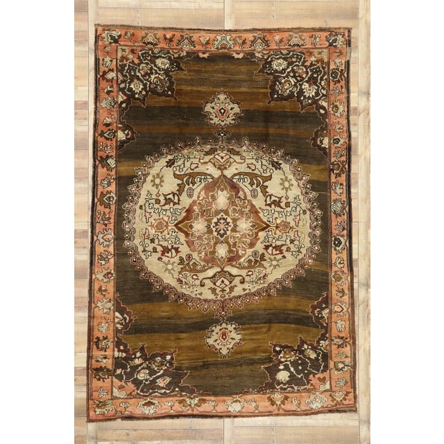 Vintage Turkish Oushak Rug, 7'9 X 11'6 For Sale In Dallas - Image 6 of 7