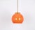 Orange Glass Pendant Light by Peill Putzler, Germany, 1970 For Sale - Image 3 of 7