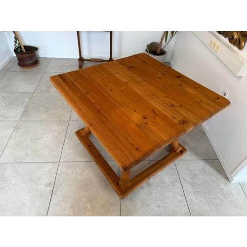 Farmhouse Table in Oak For Sale - Image 6 of 8
