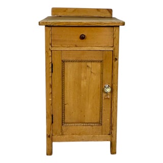 Antique English Pine Pot Cupboard For Sale