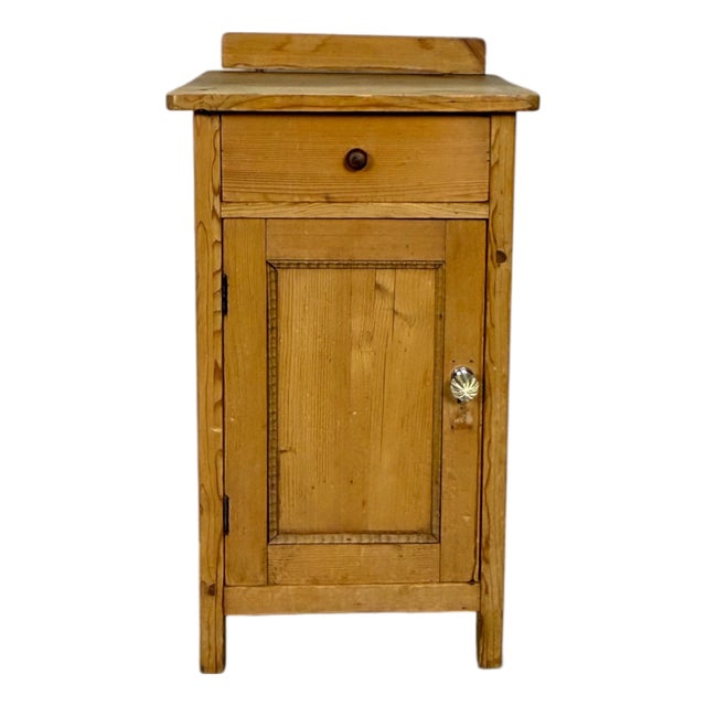 Antique English Pine Pot Cupboard For Sale