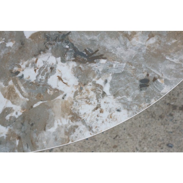 Lerin Ceramic Faux Marble Modern Contemporary Coffee Table 57" For Sale - Image 4 of 16