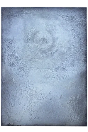 Stefano Bersani, Abstract Composition, 2013, Mixed Media, Resin & Earth on Wooden Panel