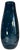 Murano 14+ In, Tall Art Glass Wavy Pattern Blue Vase For Sale - Image 4 of 12