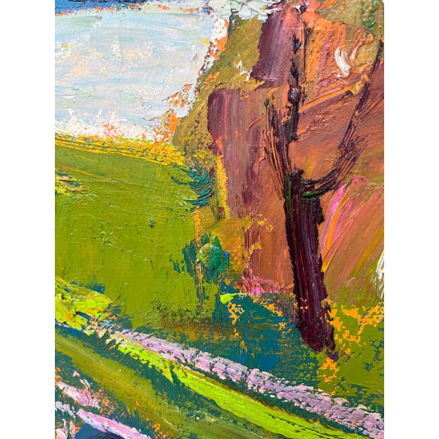 Impressionistic Landscape Original Oil Painting For Sale - Image 12 of 12