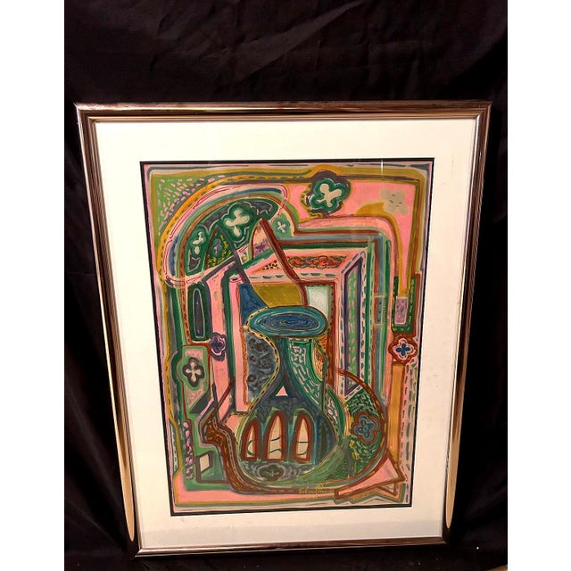 Abstract Mid 20th Century Tobia Raba (Untitled) For Sale - Image 3 of 4