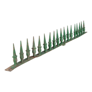 19th Century French Cast Iron Architectural Wall Spike Rail