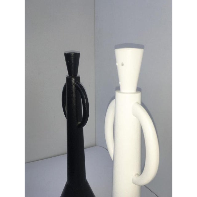 Postmodern Abstract Sculptures by Alessandro Guerriero Portabuono Qua, Italy, 1980s, Set of 2 For Sale - Image 11 of 18