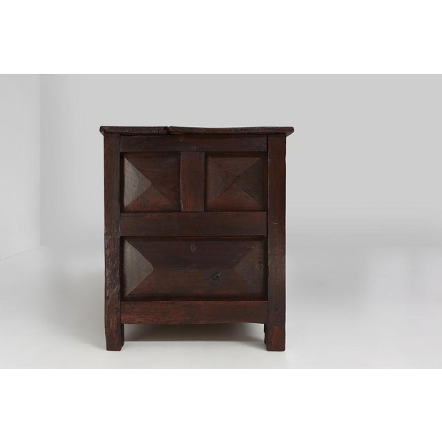 16th Century French Geometric Sideboard in Oak For Sale - Image 16 of 18