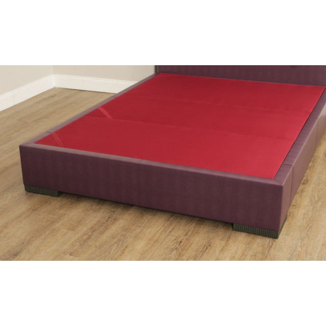 Christopher Guy Art Deco Style Queen Size Bed Frame For Sale - Image 11 of 12