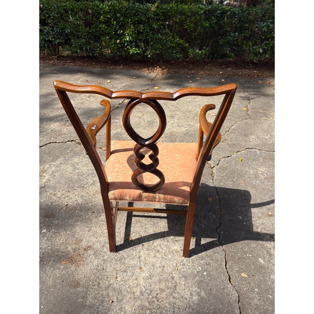 Wood English 18th Century Chippendale Chair of Unusual Style For Sale - Image 7 of 10