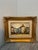 Gold Mid 20th Century European Street Scene Original Framed Painting For Sale - Image 8 of 8