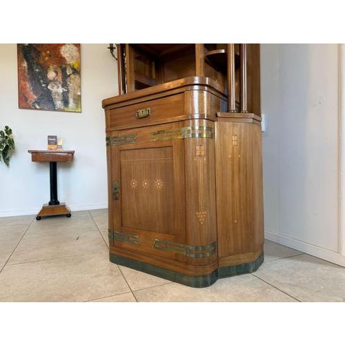 Art Nouveau Columned Cabinet, 1890s For Sale - Image 9 of 14