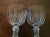 Transparent 19th Century American Glass Cut Crystal Wine Goblets - A Pair For Sale - Image 8 of 11