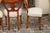 Wood Set of Four Austrian Biedermeier Side Chairs with Lyre Shaped Backs, circa 1850 For Sale - Image 7 of 8