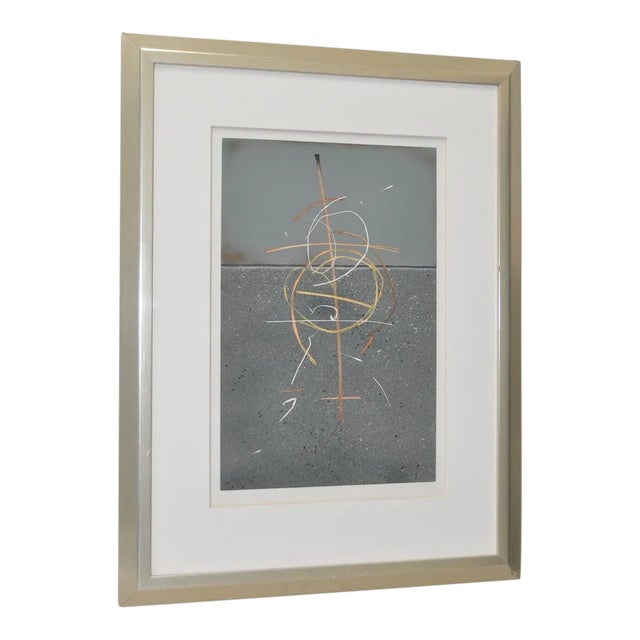 Theodora Varnay Jones "On the Surface #87" Signed Print c.1990s For Sale