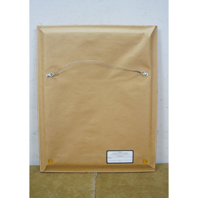 Vintage Maltese White Dog Portrait Oil Painting on Canvas For Sale - Image 4 of 10