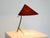 Large Mid-Century Modern Tripod Brass Table Lamp with Fabric Shade from Kalmar, 1950s For Sale - Image 6 of 18