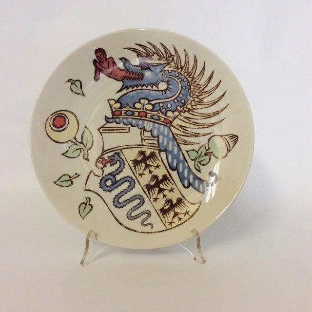 Plates designed by Piero Fornasetti for Alfa Romeo in the 70s, a personal reinterpretation by the designer of the...