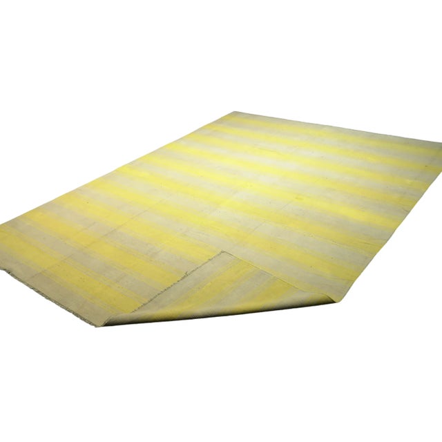 Vintage Dhurrie Rug With Stripes, From Rug & Kilim For Sale In New York - Image 6 of 6