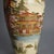 Satsuma Antique Japanese Satsuma Pottery Vase with Pagoda & Landscape, Circa 1920 For Sale - Image 4 of 7