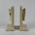 Modern Pair of Post Modern Design Ears Stone Sculptures/Bookends by C2c, Circa 1980s For Sale - Image 3 of 9