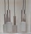 Vintage Five-Light Ceiling Lamp with Chrome-Plated Metal and Glass Shades from Hillebrandt-Leuchten, 1970s For Sale - Image 4 of 10
