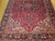 Vintage Persian Heriz Serapi Rug, Hand-Knotted Wool, Geometric Medallion Pattern, Red & Navy, 10x13 For Sale - Image 9 of 14