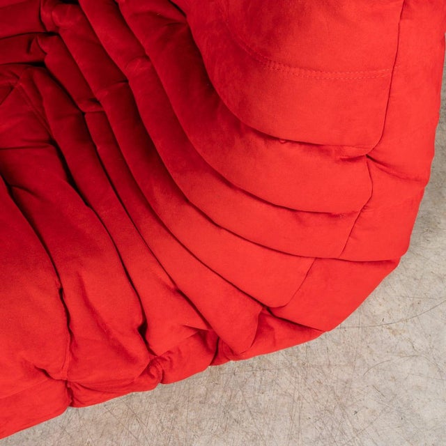 Red Togo Corner Sofa by Michel Ducaroy for Ligne Roset, France, 1973 For Sale - Image 15 of 18