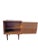1960s Mid Century Modern Albert Parvin Gio Ponti Style Nightstand Sculpted Design For Sale - Image 5 of 7