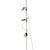Reggiani Cielo-Terra Adjustable Chrome Floor Lamp by Francesco Fois for Reggiani, 1960s For Sale - Image 4 of 14