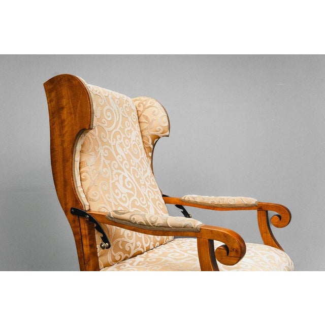 Biedermeier Wing Chair For Sale - Image 11 of 18