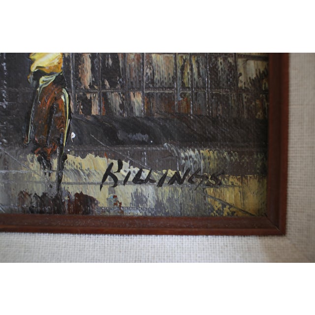 Add a touch of timeless European sophistication to your collection with this authentic mid-century impressionist oil...