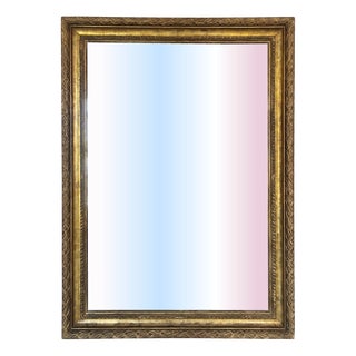 20th Century Mirror with Golden Frame For Sale