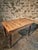 Wood Vintage French Pine Table with Extendable Side, 1930s For Sale - Image 7 of 17
