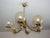 Metal Aluminum Chandelier, 1970s For Sale - Image 7 of 10