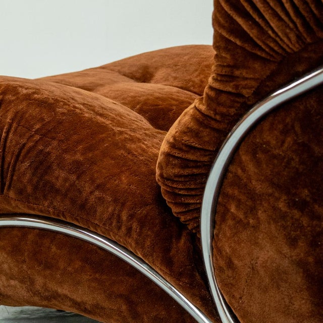 Italian Corolla Lounge Chair by I.P.E, 1970s For Sale - Image 18 of 18