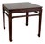 Vintage Henredon Chinoiserie Ming Style Solid Walnut Side Table For Sale