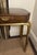 MCM Hollywood Regency executive desk burled olive wood with brass legs designed by John WIddicomb for Mastercraft. Circa...