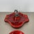 Red Ceramic Fat Lava Wall Lights attributed to Hustadt Lights, Germany, 1970s, Set of 2 For Sale - Image 16 of 18