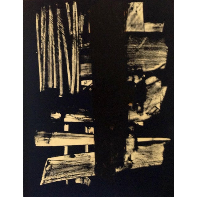 Modern Pierre Soulages Original Lithograph 1959 for XXe Siecle For Sale - Image 3 of 3