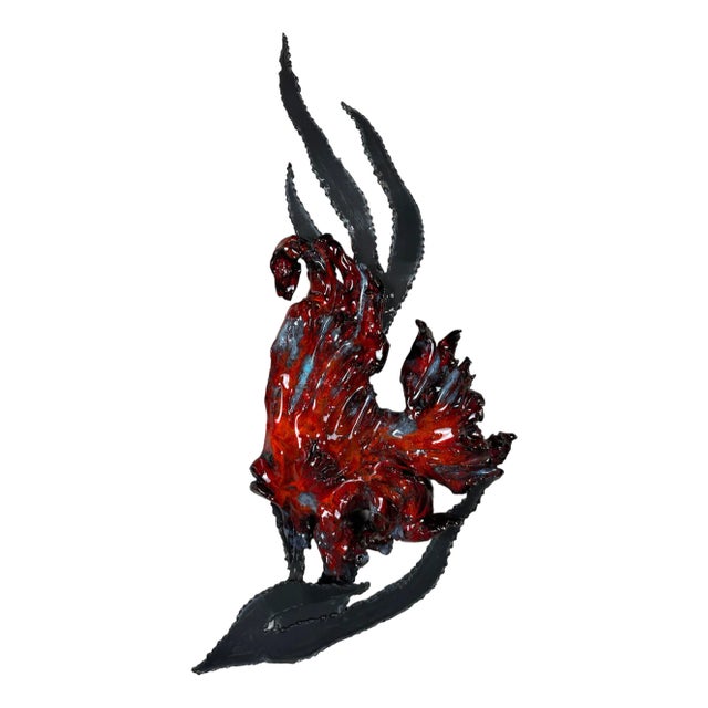 Vintage Ceramic Wall Decoration For Sale