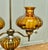 Glass Vintage Twin Brass Table Lamp, 1970 For Sale - Image 7 of 8