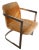 1970’s Chrome Frame Arm Chair After Baughman For Sale - Image 9 of 10