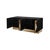 Callista Sideboard, Black & Gold For Sale - Image 4 of 10