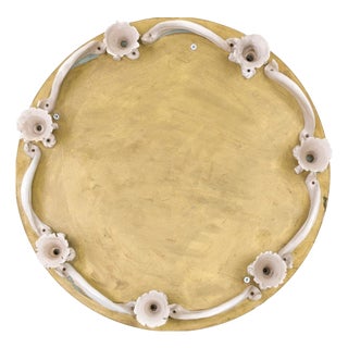 6-Light Ceiling Light in White Egle Pozzi Porcelain, 1963 For Sale