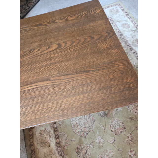 Antique Wood Folding Table For Sale - Image 9 of 16