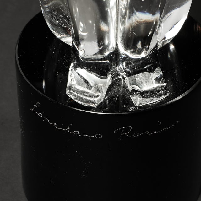 Mid-Century Hand-Blown Murano Glass Figural Sculpture Signed Lorenado Rosin For Sale - Image 17 of 18