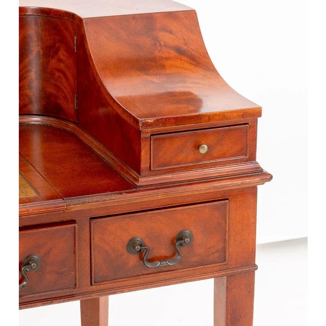 Carlton House Style Mahogany Desk For Sale - Image 4 of 9